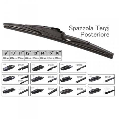 HQ AUTOMOTIVE Tergicristallo posteriore | Adatto a: Jeep Renegade 2014 - Modello: HQ10G