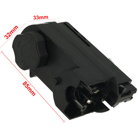 Alchemy Parts Staffe Faro CNC Per Motocicletta - Coppia 50/51mm - Supporti Forcella Nero - Con Fori Per Frecce