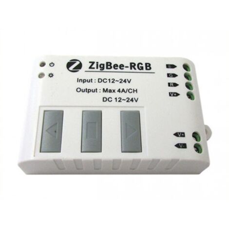 WiFi Zigbee Slave Led Controller RGB Full Colore Per Strip Led 12V 24V 4AX3 WF323 (1/3)