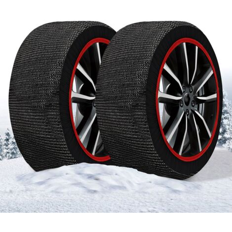 Calze da Neve Omologate Misura L per SUV Camper Auto 4x4 Veicoli Commerciali (1/3)