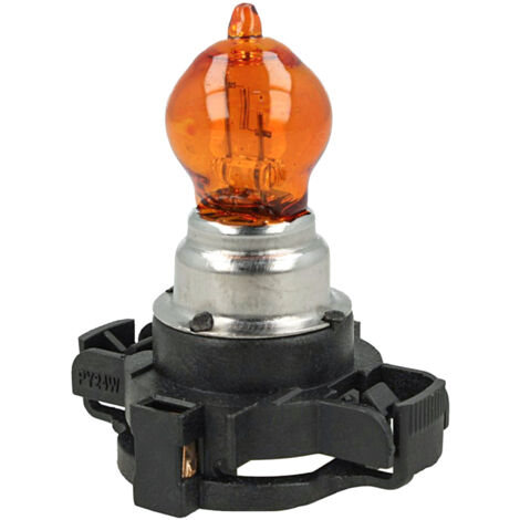 2x Lampada Alogena PY24W 12V 24W Amber Frecce Anteriori Audi BMW Fiat Renault (1/3)