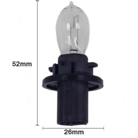 2 PZ Lampada Alogena HPC19W 12V 19W Clear Compatibile Philips 12185C1 (1/2)