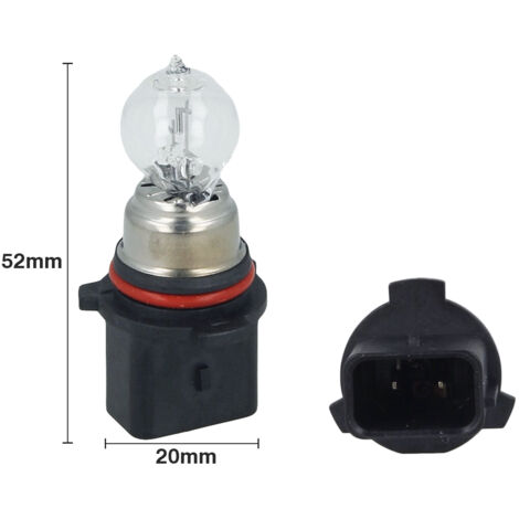 2 Lampade Alogene PSX26W 12V 26W PG18.5d-3 Clear Compatibile con Philips 12278C1 (1/3)