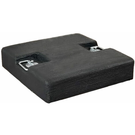 Zavorra in cemento grigio 60kg, con maniglie 50x50cm