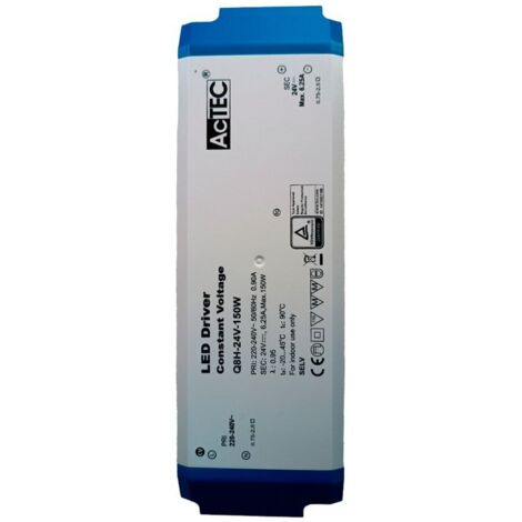Alimentatore Trasformatore CV 150W 24V 6,25A Tensione Costante 210X67X34mm