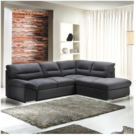 Chaise Longue Divano In Ecopelle Nero Divano Nero Mondo