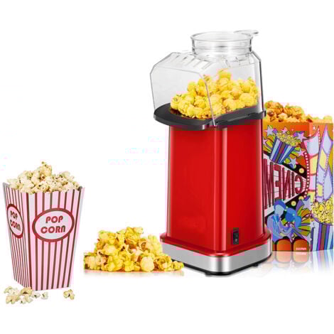 Macchina Dei Pop Corn Macchina Per Popcorn, Elechomes 1200W Ad Aria Calda Versione Retru00f2 Con Macchinetta Pop Corn - Foto 8
