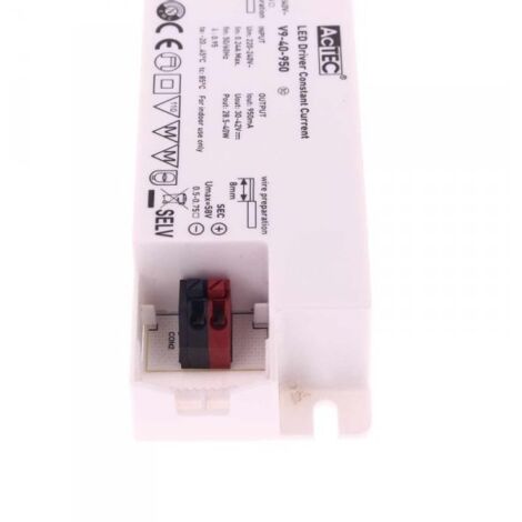 Alimentatore LED 1050mA 40W - Driver Corrente Costante 30-42V Per Luci LED