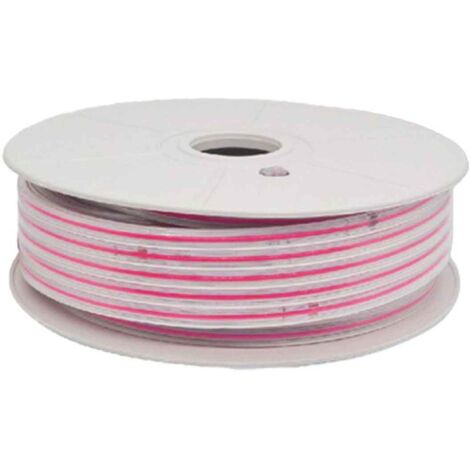 50M Striscia Led COB 8W/M 220V-240V 600lm IP65 CRI=80 Angolo 180° Colore Luce Rosa (1/2)
