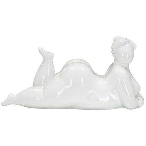 Statua raffiguarnte donna 32x12,5x16cm DONNINA YOGA RELAX (1/5)