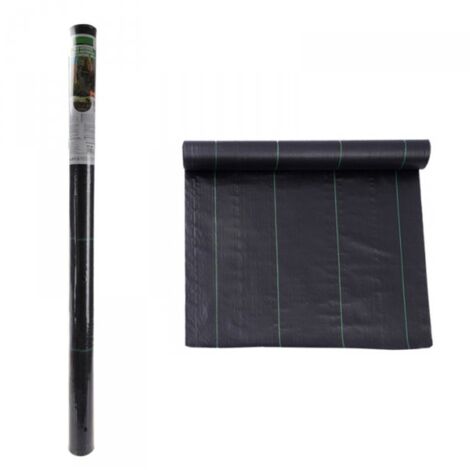 Telo Pacciamatura Antierba Traspirante 2X10M, Permeabile all’Acqua, in PP Resistente ai Raggi UV, Facile da Tagliare e Installare, Protezione Ecologica contro le Erbacce