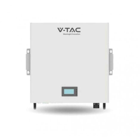 Batteria di Accumulo Per Fotovoltaico, Litio-Ferro-Fosfato LiFePO4, BMS Integrato CEI 0-21, Garanzia 10 Anni (5.12KWh 51.2V 100Ah Da Parete)