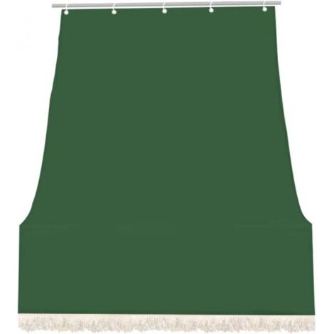 Tenda da sole per balcone in HDPE verde scuro 75x500 cm - COMFORTXL | Leroy Merlin