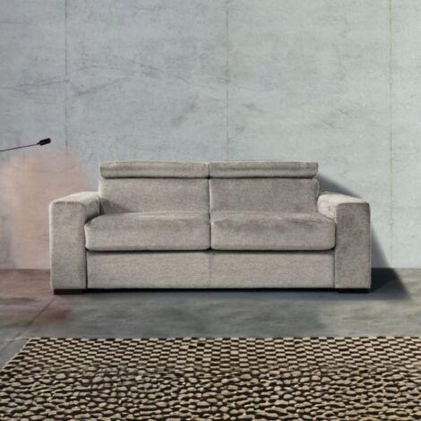 Divano letto posti Era con rete elettrosaldata materasso 20 cm