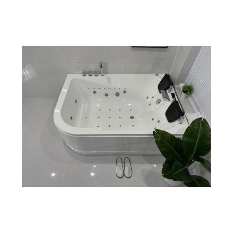 Vasca Idromassaggio Due Posti Rettangolare Riscaldatore Full 170x120cm Sx Sicorage Gruga