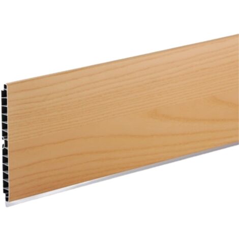 Set di 4 Zoccoli per cucina in PVC barra 4 mtl H10 colore legno 180 naturale