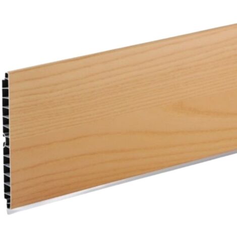 Set di 4 Zoccoli per cucina in PVC barra 4 mtl H12 colore rovere naturale