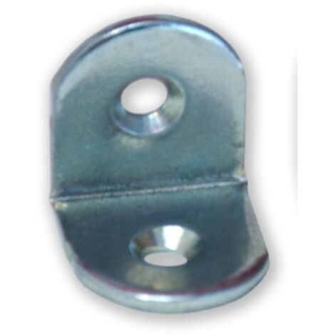 Set di 100 Angolini 0176 zincato 2 fori 16x2 Made in Italy (1/2)