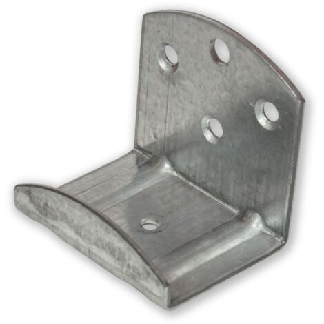 Set di 10 Reggirete a staffa 0180 a 4 fori pre-zincato Made in Italy