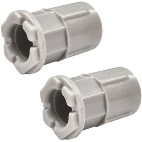 2 Pezzi Manicotto Giunto Raccordo Tubo-Scatola 20mm per Tubo Rigido e Flessibile da 20mm Colore Grigio IP40