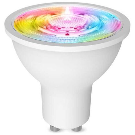 Lampada Led GU10, ZigBee 3.0, RGB+CW, TUYA, Smart Life, AC 90-250V, 50/60HZ, 5W, 50X55mm, IP20, SHZ61005