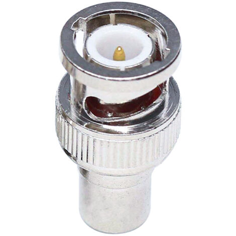 Convertitore Connettore Adattatore Da BNC Maschio A RCA Femmina Per Videosorveglianza Jack Camera