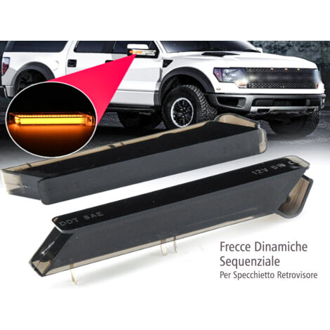 Kit Freccia Laterale a Led Freccia Dinamica Frontale Lente Fume Ford F150 Raptor Expedition Lincoln  Mark LT OEM 4L3Z13B374AA 4L3Z13B375AA (1/3)