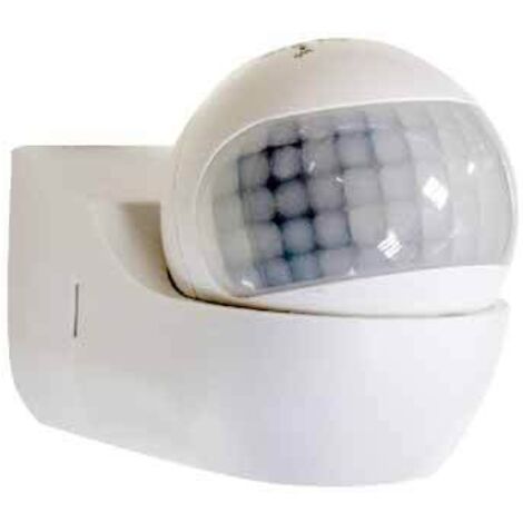 V-TAC VT-8028 sensore di movimento infrarossi PIR 180° Testa orientabile colore bianco sku 5088