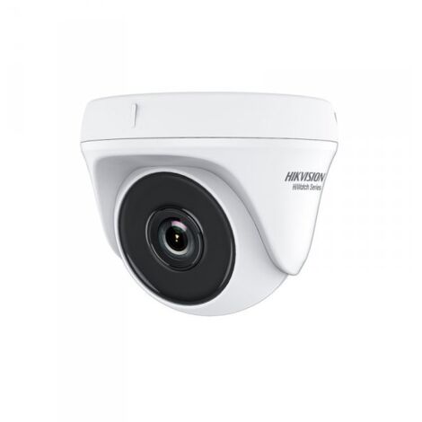Telecamera Analogica Turret Dome 720P 1MP Ottica Fissa 3.6mm IP20 OSD EXIR Smart IR TVI AHD CVI CVBS Carcassa Plastica HiWatch HWT-T110-P