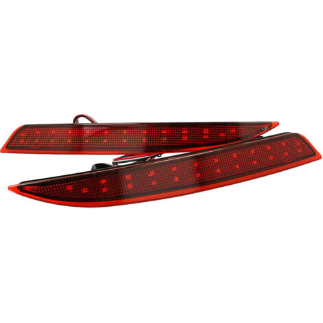Kit 2 Fanali Posteriori A Led Rosso Per Opel Astra J Hatch 2010-2015 OEM 13262018 Sostituzione Riflettore Catarifrangente Originale