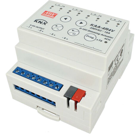 Attuatore KNX Sation 24 Canali Per Tapparelle E Luci | Dimmer 4 Vie 0-10V 16A Montaggio Su Guida DIN