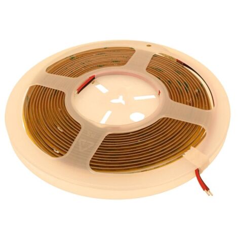 Bobina Striscia LED COB 528 24V, 10W/M, Dimmerabile PWM, Tagliabile Ovunque, IP20, Efficienza 95lm/W, CRI90, CE, Durata 30000 Ore, 4000K Bianco Neutro MS12634 (1/3)