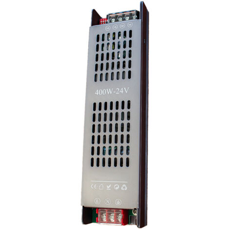Trasformatore Alimentatore LED 400W DC 24V AC 220-240V IP20 (1/3)