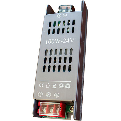 Trasformatore Alimentatore LED 100W DC 24V AC 220-240V IP20 (1/3)