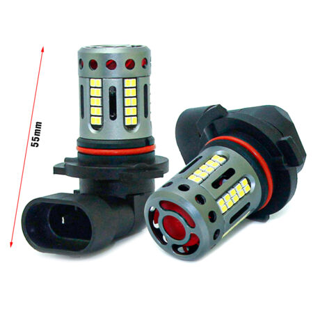 Lampada Led 9005 HB3 12V 21W Canbus Bianco Con Ventola In Testa Per Luce Fendinebbia
