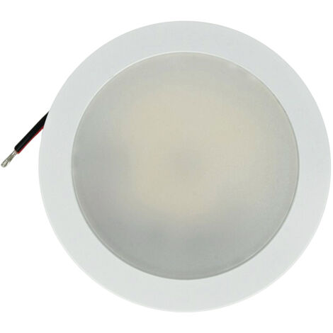 Mini Faretto Led Da Incasso Rotondo Carcassa Bianca 5W AC/DC 12V DC 24V Neutro 4500K Foro 60mm