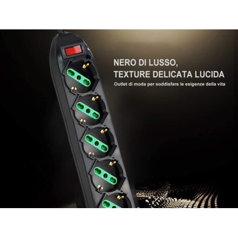 Spina S31 2P+T 16A smontabile HI-PRO, IP54, colore nero