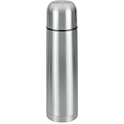 Bottiglia termica in acciaio inox 500 ml, borraccia per bevande calde e fredde (1/4)