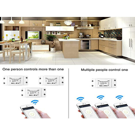 Mini Interruttore Intelligente Smart WIFI 10A 220V Funzione Con