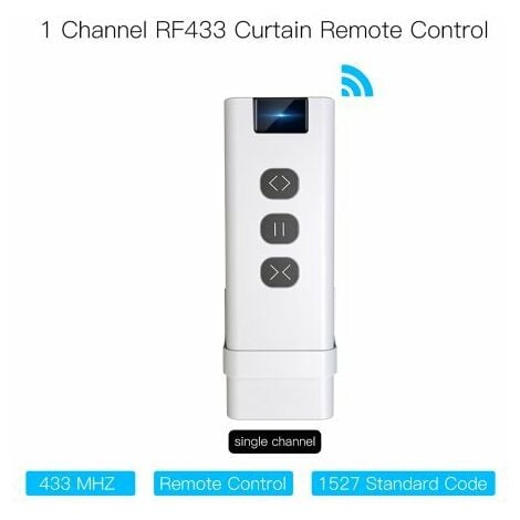 Telecomando RF 433MHz Mono Canale Con 3 Tasti Porta Telecomando Incluso Per  Tapparelle Elettriche