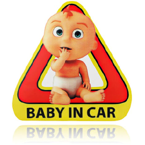 Adesivo Di Sicurezza Per Finestrino Auto Baby On Board, Giallo - Foto 8