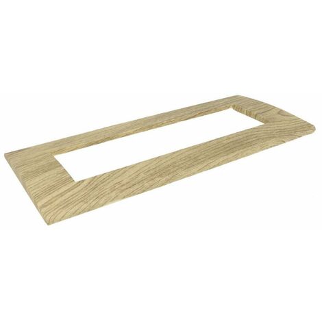 SANDASDON Placca Flat Slim Sottile 6M Legno Chiaro Compatibile Con Bticino  Axolute Air