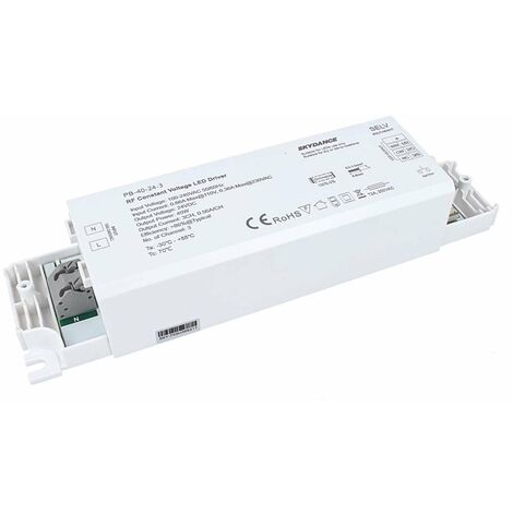 LEDLUX Alimentatore Dimmerabile CV 12V 40W Triac ELV Pulsante N.O.