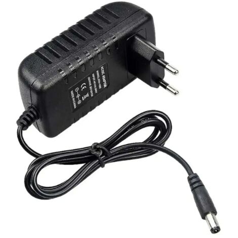 alimentatore in plastica striscia luci led 3.5A 12 volt nero 42 watt