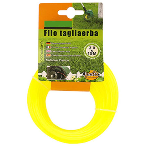 Filo Decespugliatore Acciaio 3mm X 45m - Professionale Per Tagliabordi, Giardini, Prati - Foto 3
