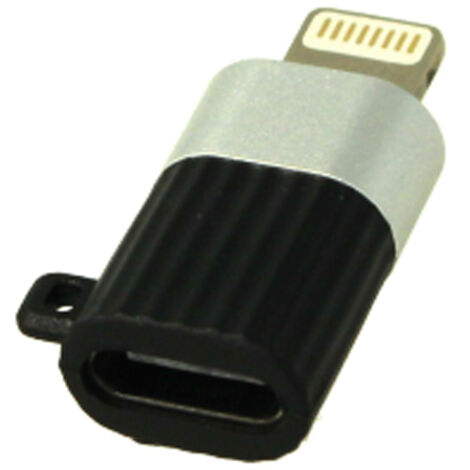 Adattatore da USB-C Femmina a Lightning Maschio Con Portachiave Incluso