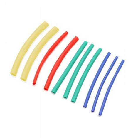 Unifizz Guaina termorestringente, diametro 60 mm, larghezza piatta 98 mm, rapporto 2:1, 1 m, colore nero
