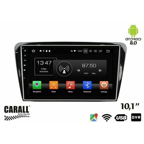 Autoradio Android 8,0 Skoda Octavia 2014 GPS DVD USB SD WI-FI Bluetooth Navigatore