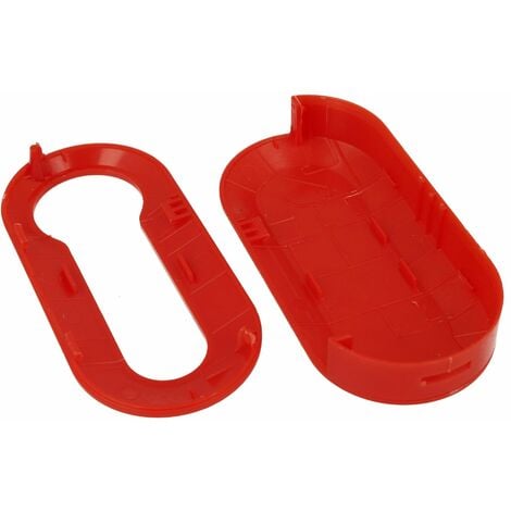 Guscio Cover In Plastica Colore Rosso Per Chiavi Telecomando Senza Lama Fiat  Grande Punto Evo Panda Bravo Stilo 500L Lancia Y Delta Musa