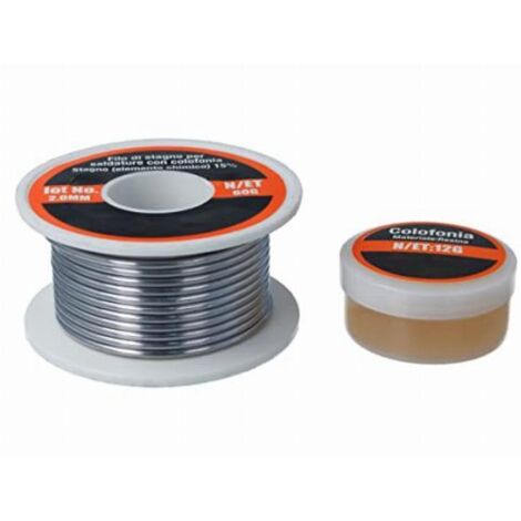 2 Barre Di Stagno Sn90Zn7Cu3 + Pasta Per Saldatura 100g | Per Carrozzeria E Lavori Di Precisione - Foto 2